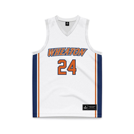Wheaton IL - NCAA Women's Basketball : Kate Oliver - White Basketball Jersey-0
