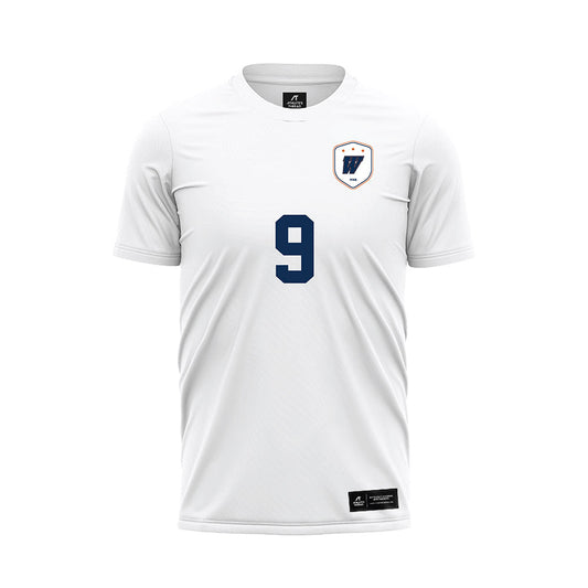 Wheaton IL - NCAA Women's Soccer : Abi Edwards - White Soccer Jersey-0