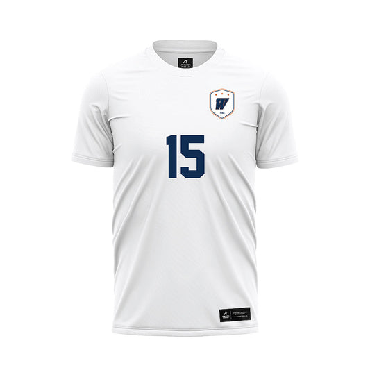 Wheaton IL - NCAA Women's Soccer : Aliah Ring - White Soccer Jersey-0