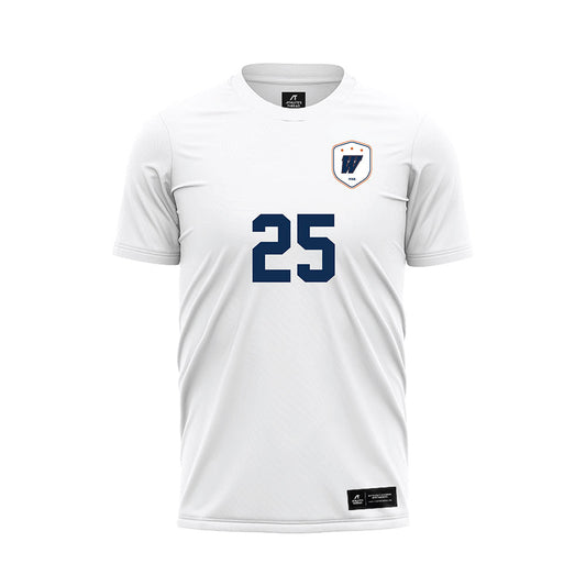 Wheaton IL - NCAA Women's Soccer : Leah Harris - White Soccer Jersey-0