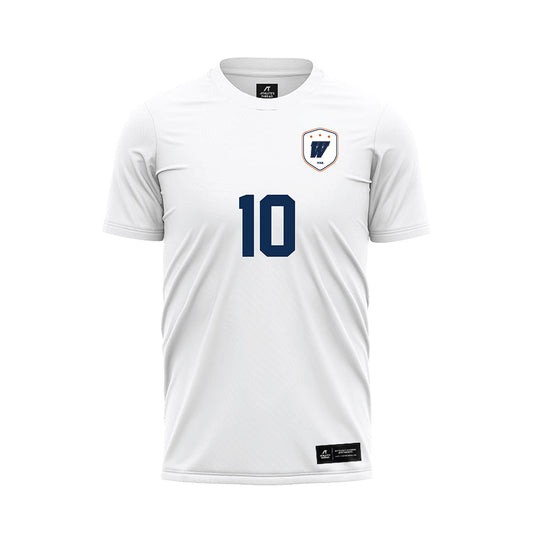 Wheaton IL - NCAA Women's Soccer : Elizabeth Clawson - White Soccer Jersey-0