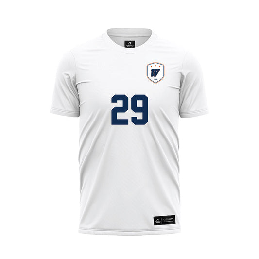 Wheaton IL - NCAA Women's Soccer : Rose Spagnolo - White Soccer Jersey-0