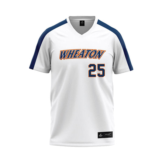 Wheaton IL - NCAA Softball : Victoria Barbar - White Baseball Jersey-0