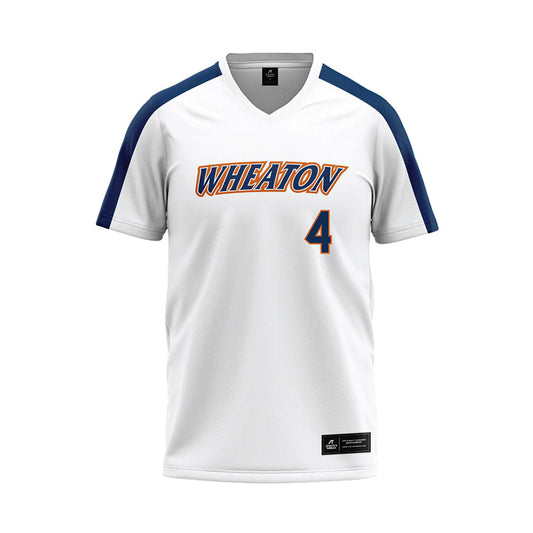 Wheaton IL - NCAA Softball : Makena Malecha - White Baseball Jersey-0