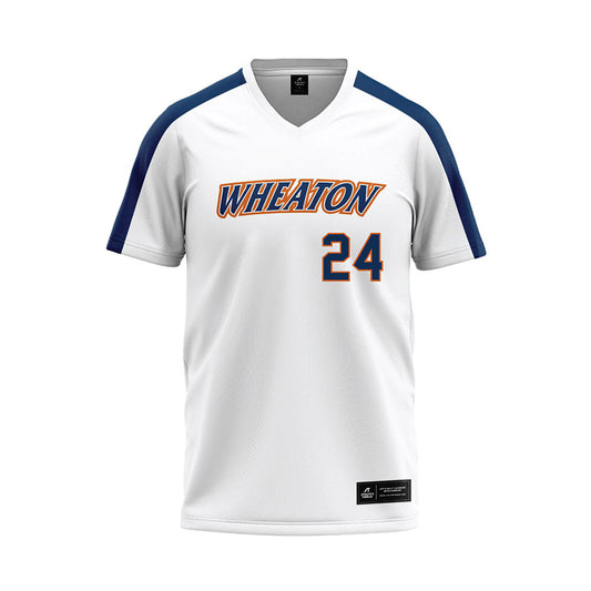 Wheaton IL - NCAA Softball : Abby Whitehead - White Baseball Jersey-0