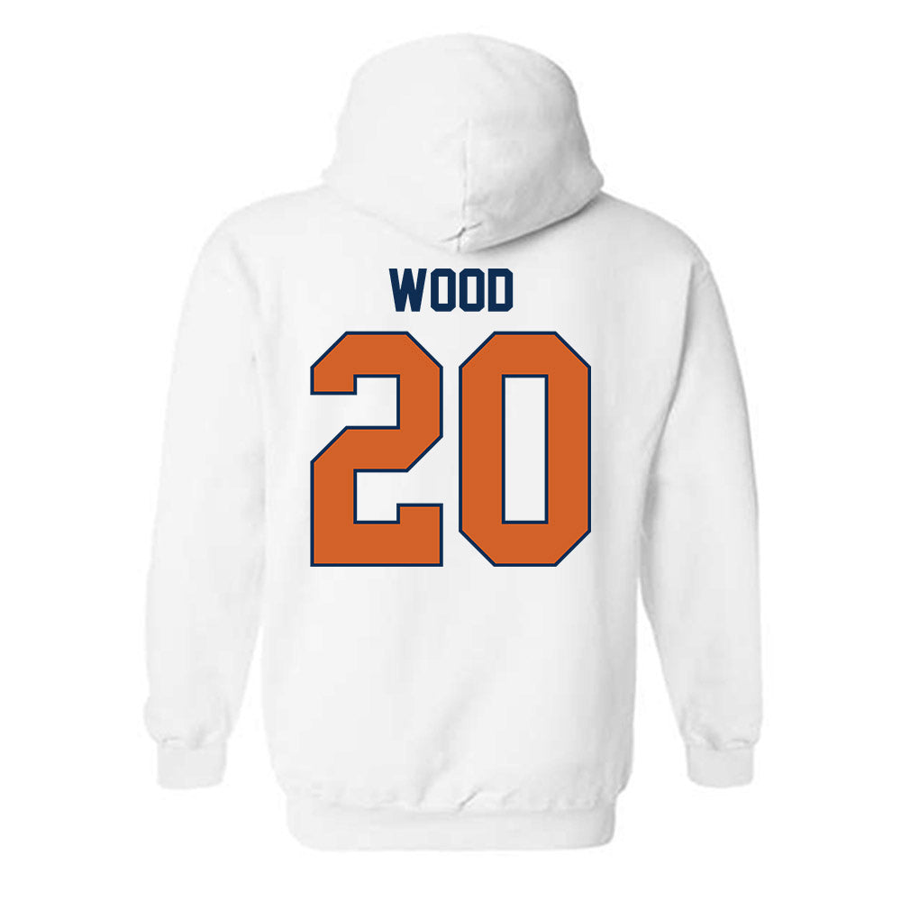 Wheaton IL - NCAA Men's Soccer : Connor Wood - Classic Shersey Hooded Sweatshirt-1