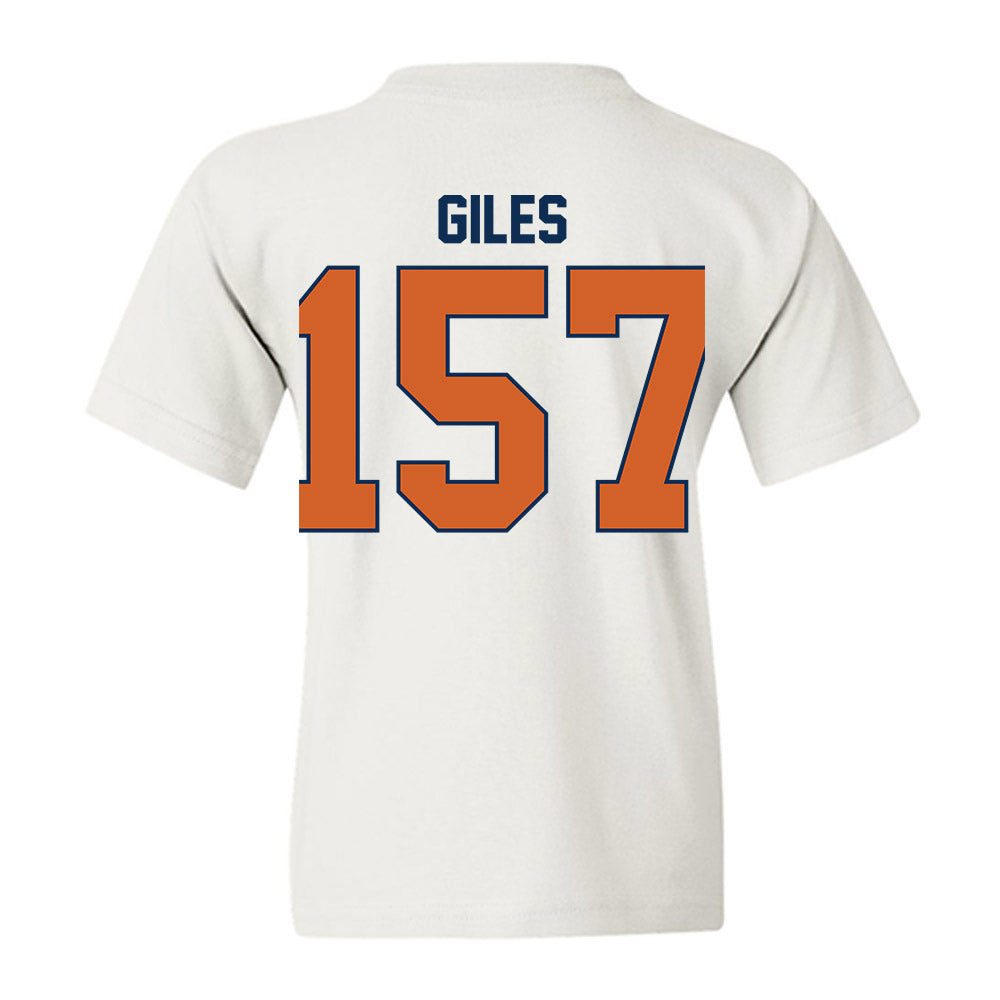 Wheaton IL - NCAA Wrestling : Deonta Giles - Classic Shersey Youth T-Shirt-1