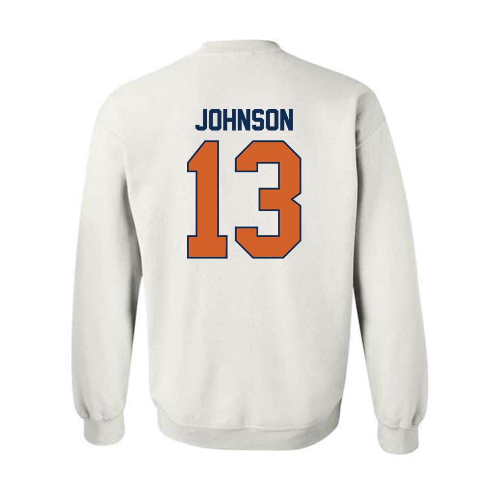Wheaton IL - NCAA Men's Soccer : Patton Johnson - Classic Shersey Crewneck Sweatshirt-1