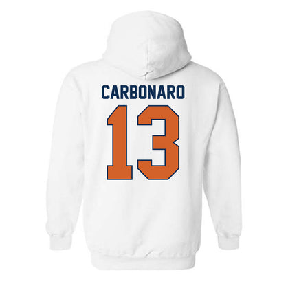 Wheaton IL - NCAA Football : Gianluca Carbonaro - Classic Shersey Hooded Sweatshirt-1