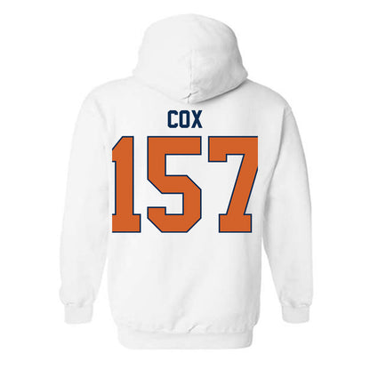 Wheaton IL - NCAA Wrestling : Caleb Cox - Classic Shersey Hooded Sweatshirt-1