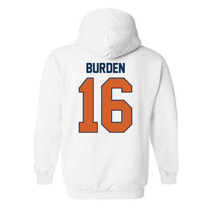 Wheaton IL - NCAA Baseball : Nate Burden - Classic Shersey Hooded Sweatshirt-1