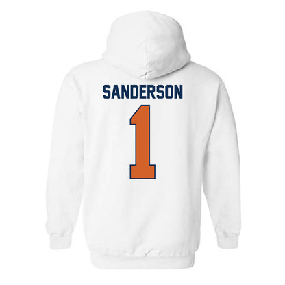 Wheaton IL - NCAA Women's Volleyball : Sarah Sanderson - Classic Shersey Hooded Sweatshirt-1