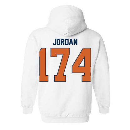 Wheaton IL - NCAA Wrestling : Drew Jordan - Classic Shersey Hooded Sweatshirt-1