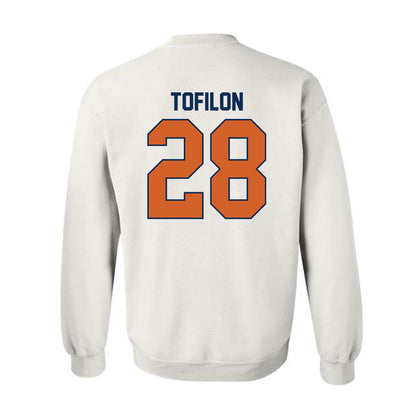 Wheaton IL - NCAA Football : Nate Tofilon - Classic Shersey Crewneck Sweatshirt-1