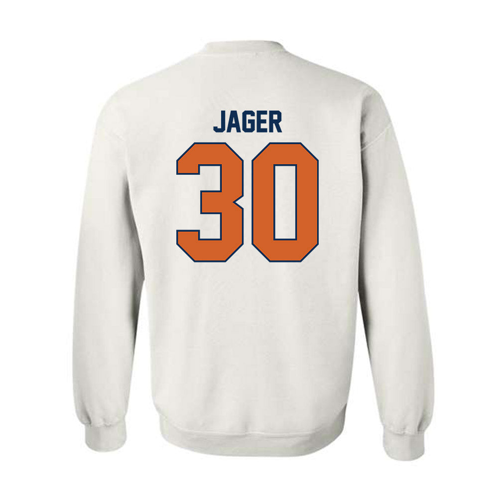Wheaton IL - NCAA Football : Kenny Jager - Classic Shersey Crewneck Sweatshirt-1