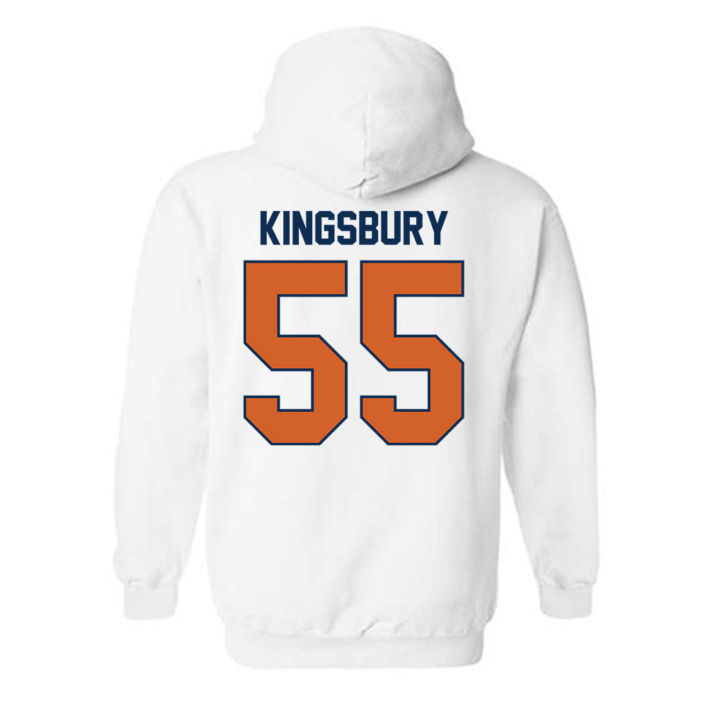Wheaton IL - NCAA Football : Max Kingsbury - Classic Shersey Hooded Sweatshirt-1