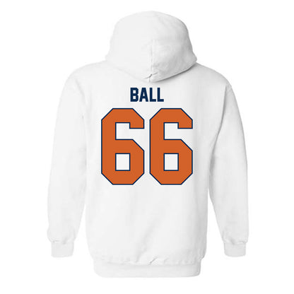 Wheaton IL - NCAA Football : Steven Ball - Classic Shersey Hooded Sweatshirt-1