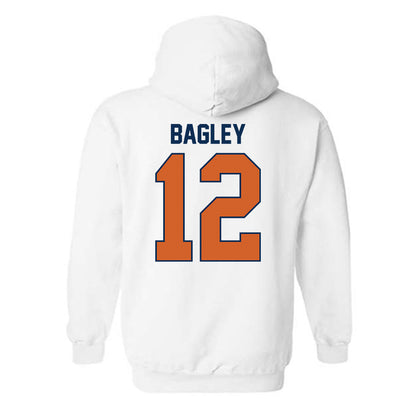 Wheaton IL - NCAA Baseball : Alex Bagley - Classic Shersey Hooded Sweatshirt-1