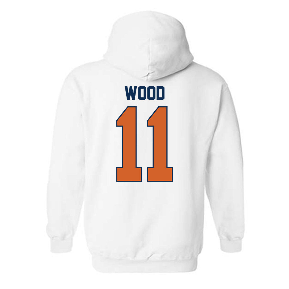 Wheaton IL - NCAA Women's Soccer : Katherine Wood - Classic Shersey Hooded Sweatshirt-1