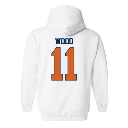 Wheaton IL - NCAA Women's Soccer : Katherine Wood - Classic Shersey Hooded Sweatshirt-1