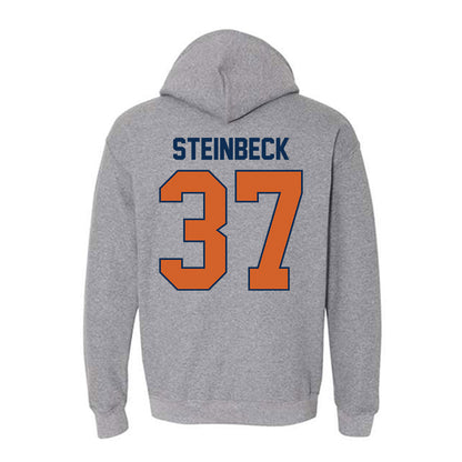 Wheaton IL - NCAA Football : Justin Steinbeck - Classic Shersey Hooded Sweatshirt-1