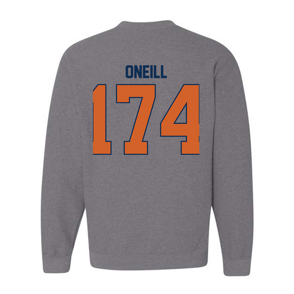 Wheaton IL - NCAA Wrestling : Elias ONeill - Classic Shersey Crewneck Sweatshirt-1