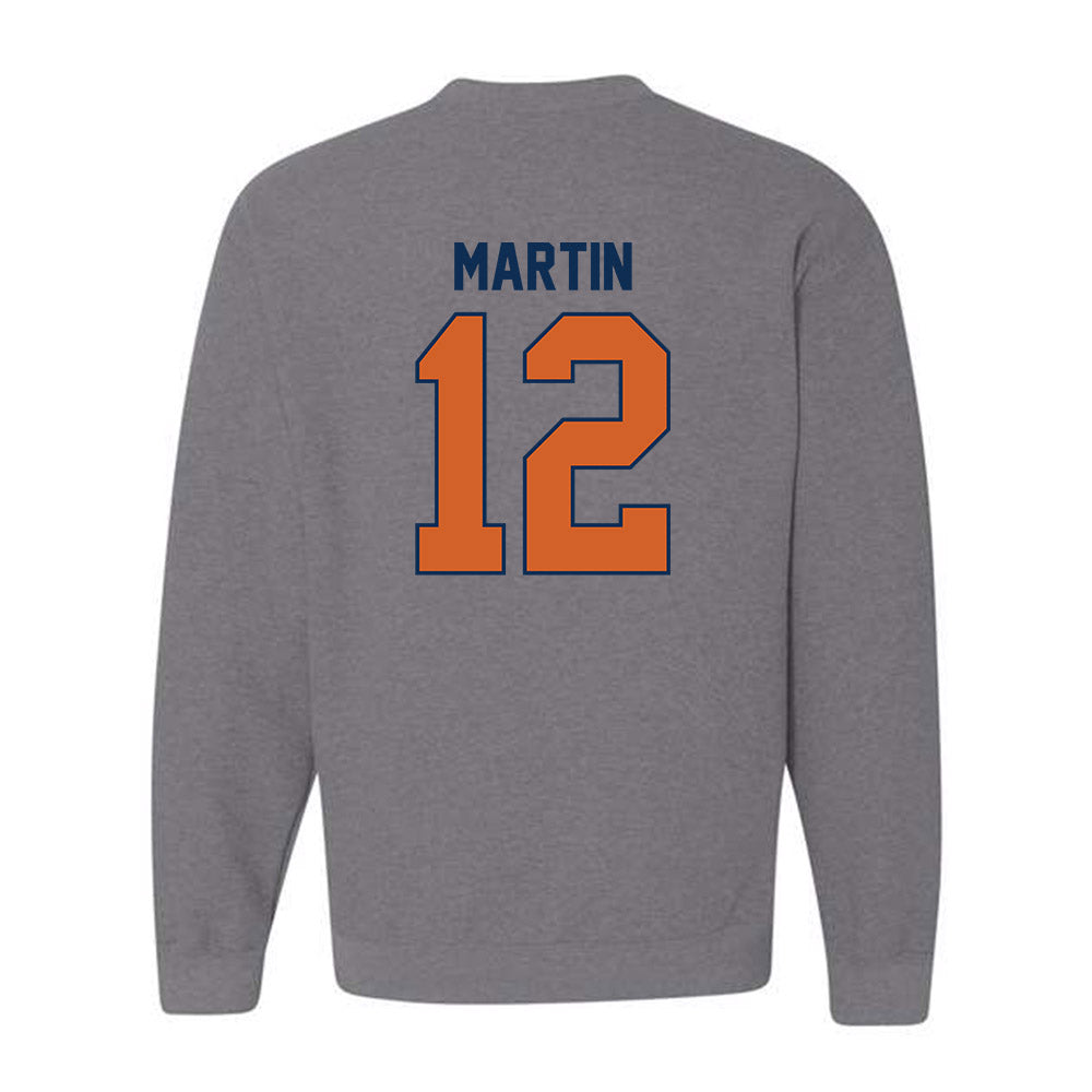Wheaton IL - NCAA Men's Basketball : Devin Martin - Classic Shersey Crewneck Sweatshirt-1