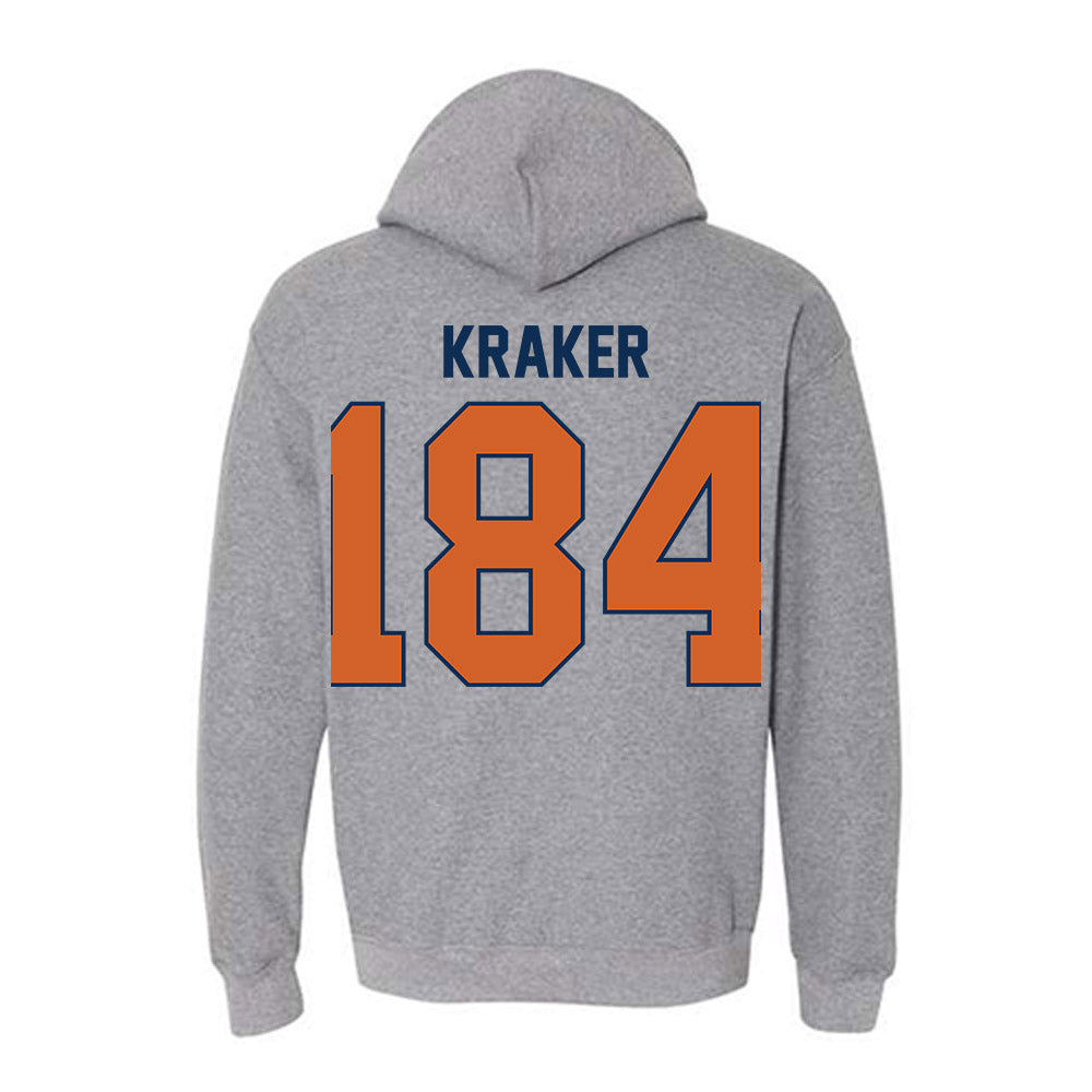 Wheaton IL - NCAA Wrestling : Jacob Kraker - Classic Shersey Hooded Sweatshirt-1
