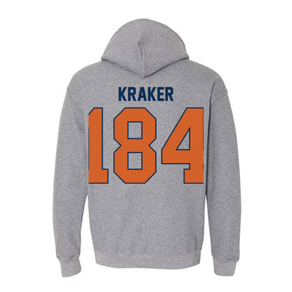 Wheaton IL - NCAA Wrestling : Jacob Kraker - Classic Shersey Hooded Sweatshirt-1