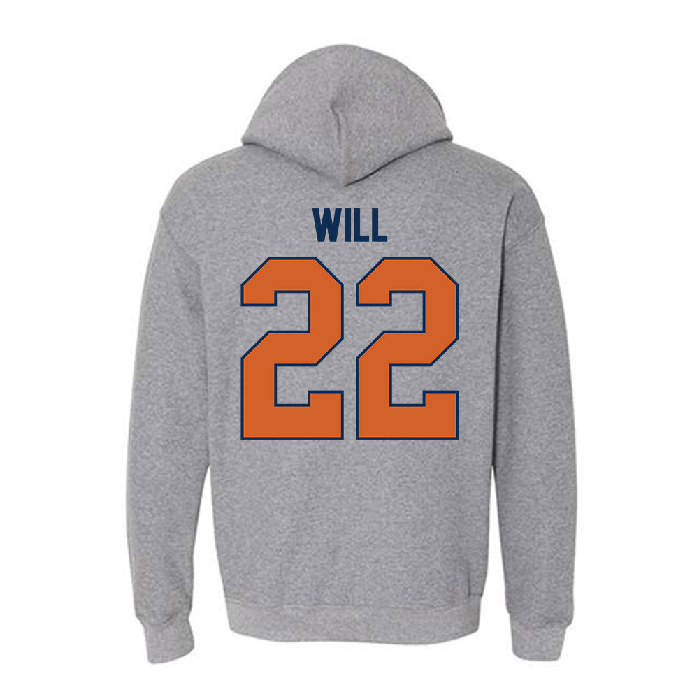 Wheaton IL - NCAA Men's Basketball : Eli Will - Classic Shersey Hooded Sweatshirt-1