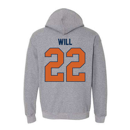 Wheaton IL - NCAA Men's Basketball : Eli Will - Classic Shersey Hooded Sweatshirt-1