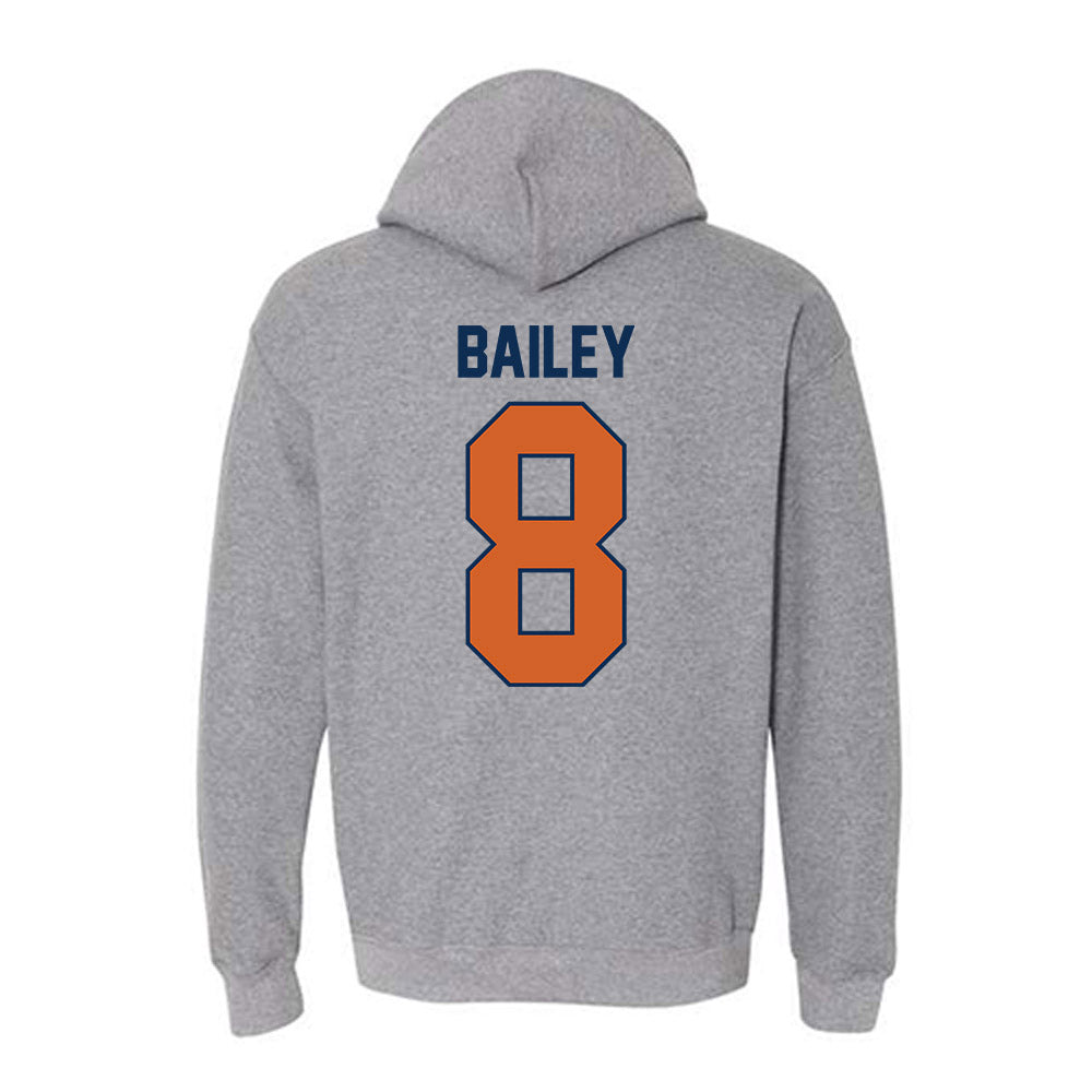 Wheaton IL - NCAA Baseball : Harrison Bailey - Classic Shersey Hooded Sweatshirt-1