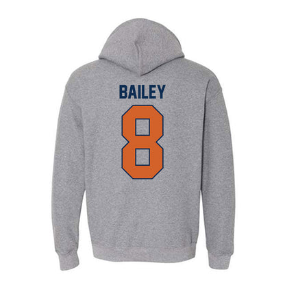 Wheaton IL - NCAA Baseball : Harrison Bailey - Classic Shersey Hooded Sweatshirt-1