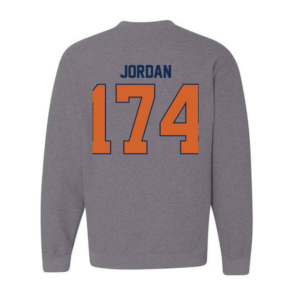 Wheaton IL - NCAA Wrestling : Drew Jordan - Classic Shersey Crewneck Sweatshirt-1
