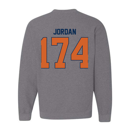 Wheaton IL - NCAA Wrestling : Drew Jordan - Classic Shersey Crewneck Sweatshirt-1