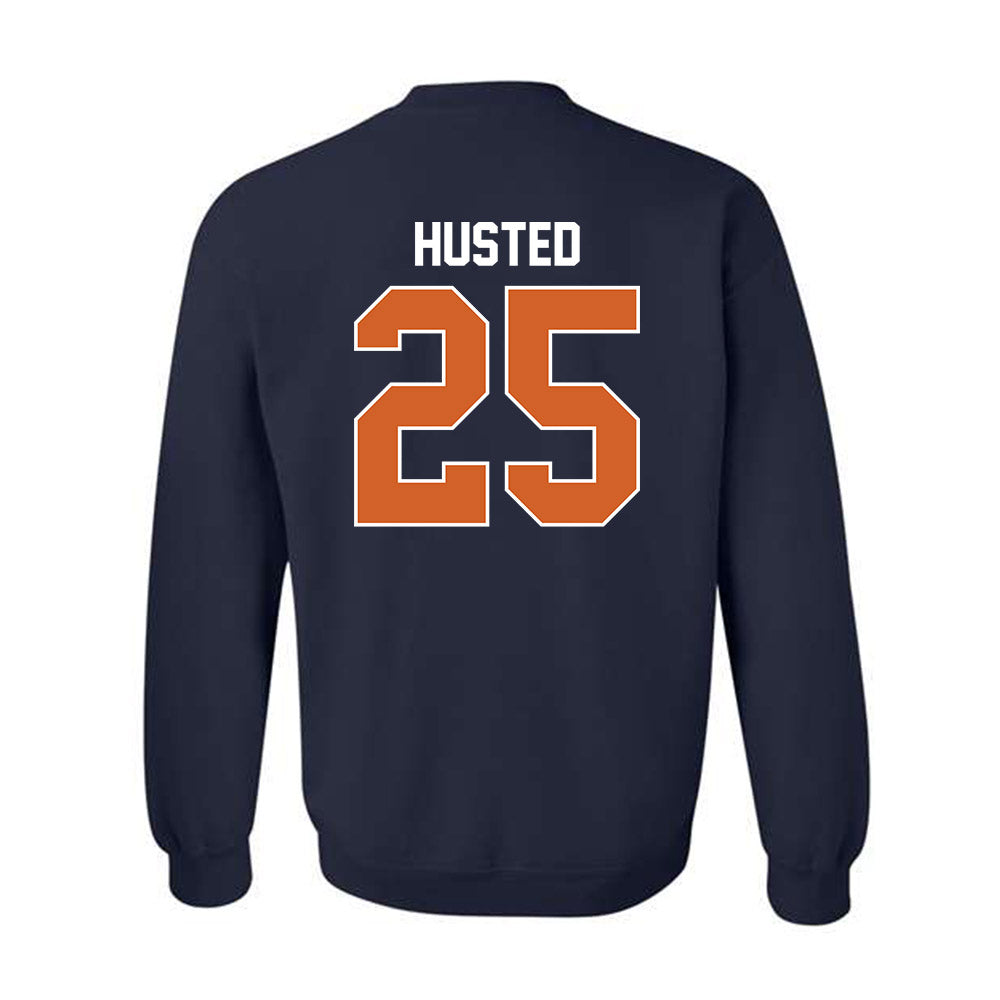 Wheaton IL - NCAA Baseball : Noah Husted - Classic Shersey Crewneck Sweatshirt-1