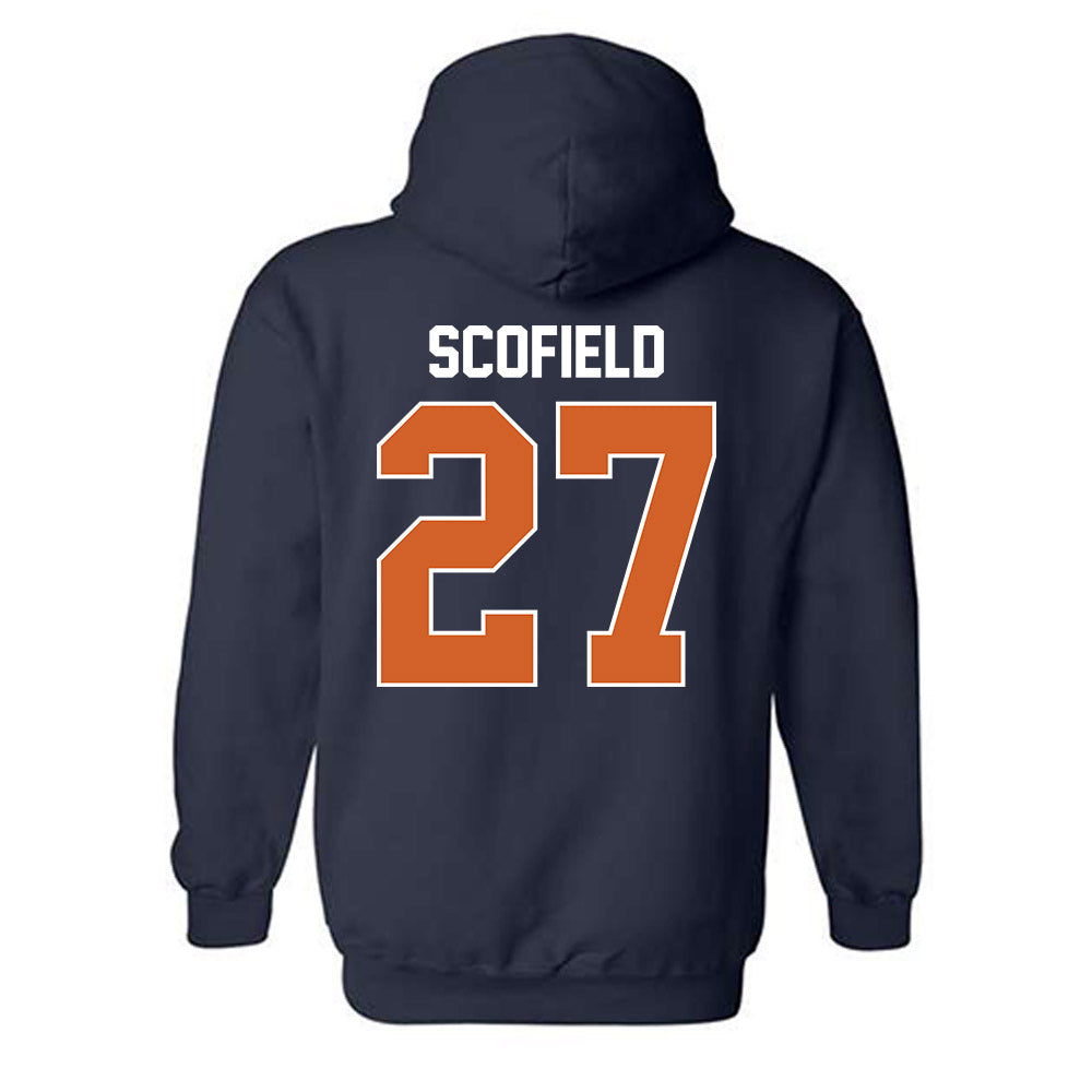 Wheaton IL - NCAA Baseball : Charlie Scofield - Classic Shersey Hooded Sweatshirt-1