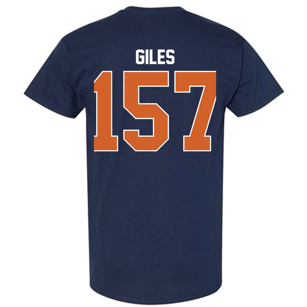 Wheaton IL - NCAA Wrestling : Deonta Giles - Classic Shersey T-Shirt-1