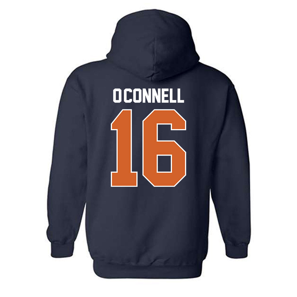 Wheaton IL - NCAA Football : Seamus O'Connell - Classic Shersey Hooded Sweatshirt-1