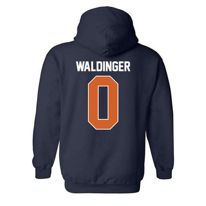Wheaton IL - NCAA Football : Jake Waldinger - Classic Shersey Hooded Sweatshirt-1