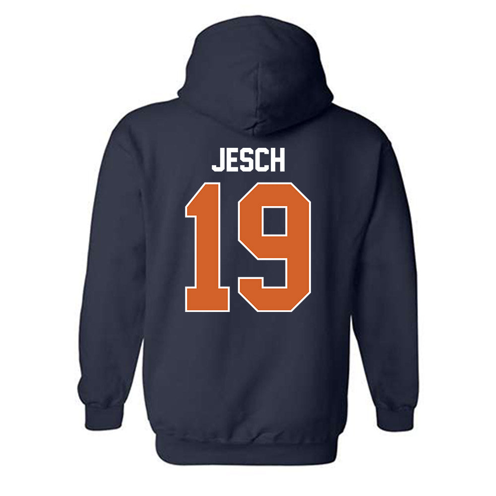 Wheaton IL - NCAA Football : Mateo Jesch - Classic Shersey Hooded Sweatshirt-1
