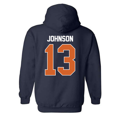 Wheaton IL - NCAA Men's Soccer : Patton Johnson - Classic Shersey Hooded Sweatshirt-1