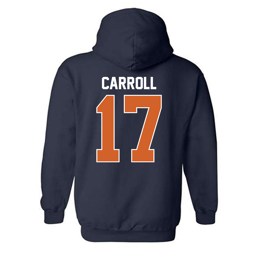 Wheaton IL - NCAA Football : Xander Carroll - Classic Shersey Hooded Sweatshirt-1