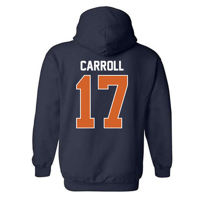 Wheaton IL - NCAA Football : Xander Carroll - Classic Shersey Hooded Sweatshirt-1