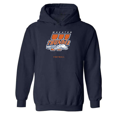 Wheaton IL - NCAA Football : Seamus O'Connell - Classic Shersey Hooded Sweatshirt-0
