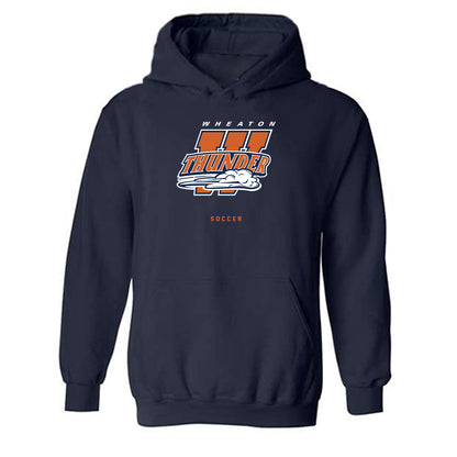 Wheaton IL - NCAA Men's Soccer : Sam Brown - Classic Shersey Hooded Sweatshirt-0