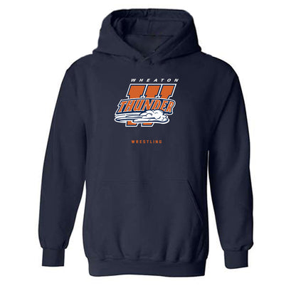 Wheaton IL - NCAA Wrestling : Deonta Giles - Classic Shersey Hooded Sweatshirt-0