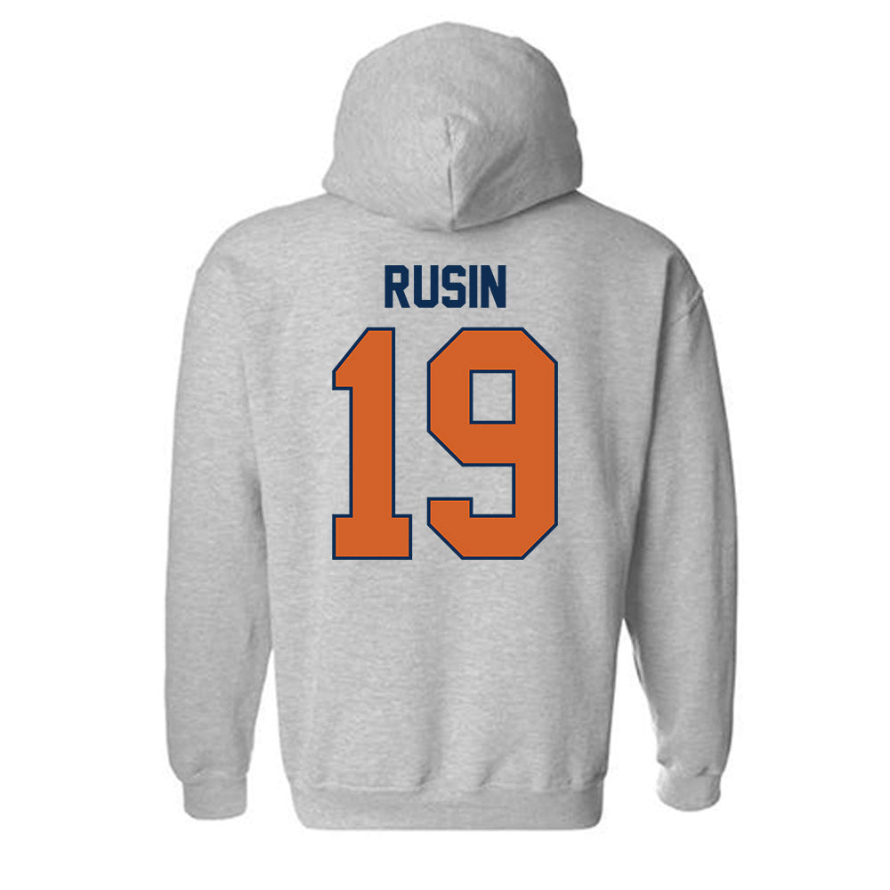 Wheaton IL - NCAA Men's Soccer : Craig Rusin - Classic Shersey Hooded Sweatshirt-1