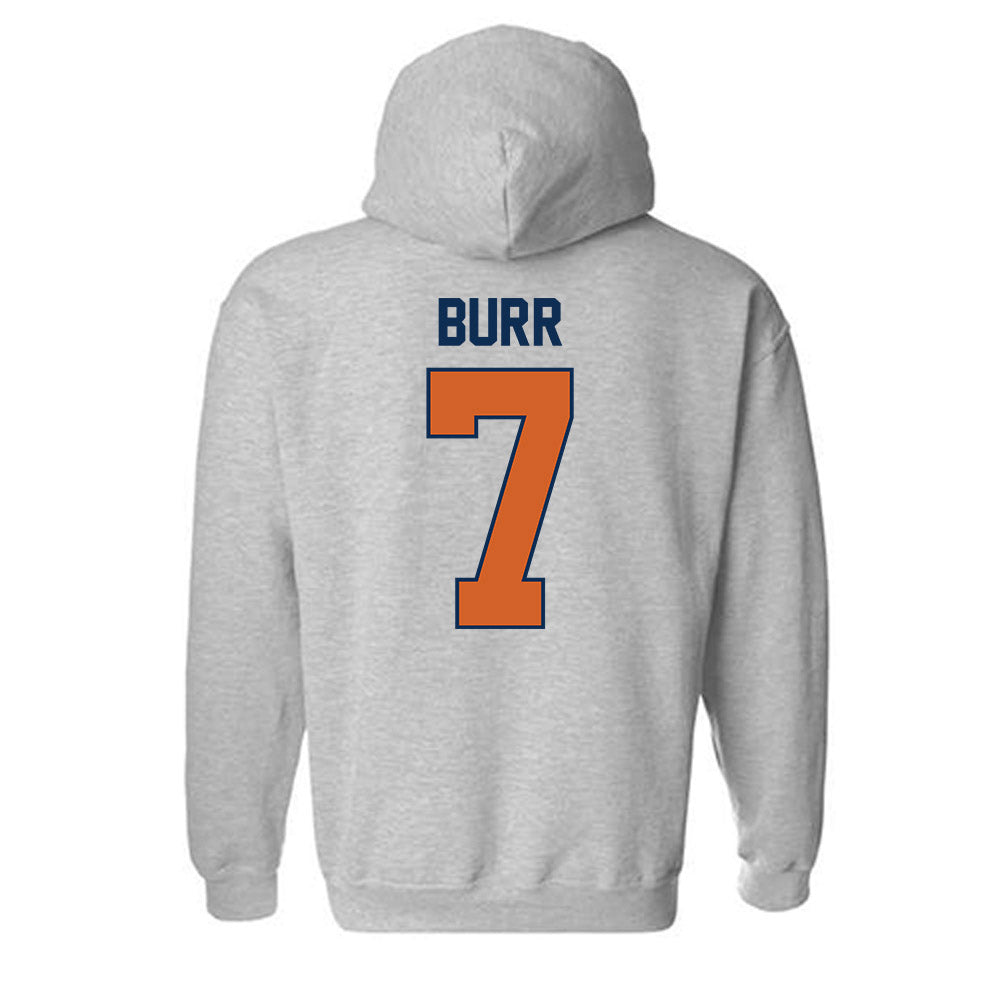 Wheaton IL - NCAA Baseball : Tyler Burr - Classic Shersey Hooded Sweatshirt-1