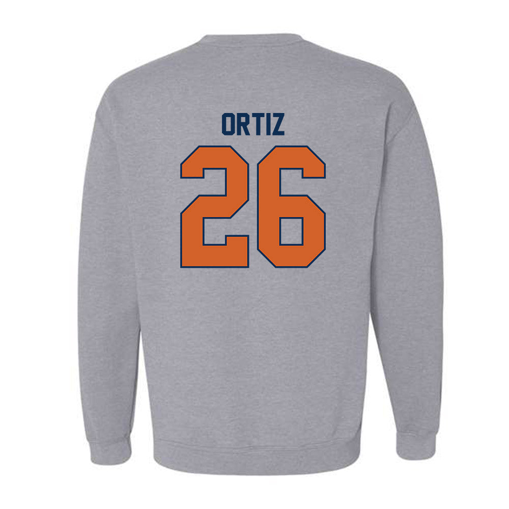 Wheaton IL - NCAA Baseball : Joshua Ortiz - Classic Shersey Crewneck Sweatshirt-1